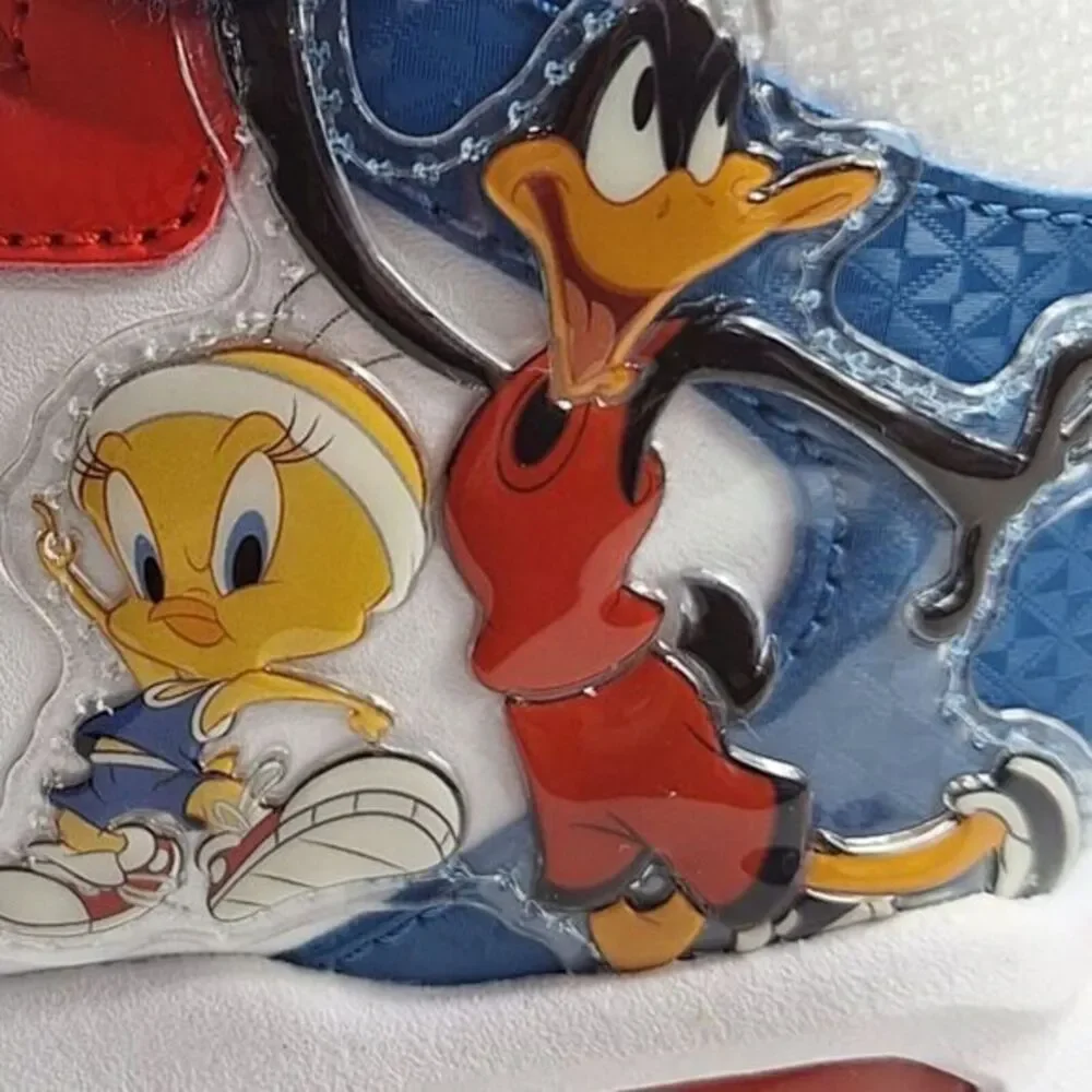 Looney Tunes High Top Shoes Size 9 (17cm) Little Kids Bugs‎ Bunny Daffy Duck New